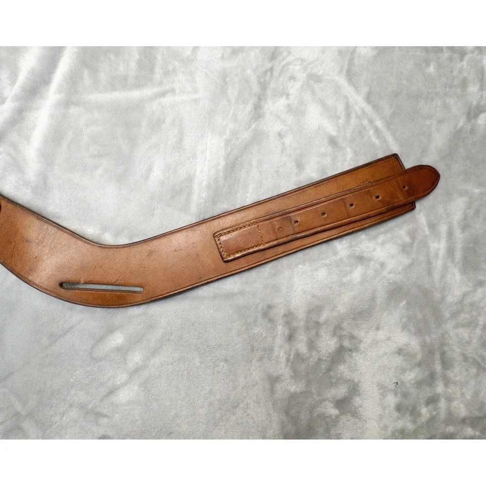 Vtg Viking Western Brown Leather Gun Cartridge Belt 7026 Mens Large Outdoors